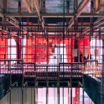 le hall du centre pompidou à Bruxelles
